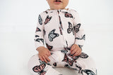 Butterfly Romper Bamboo Pajama Set - Aaria Tees Aaria Tees