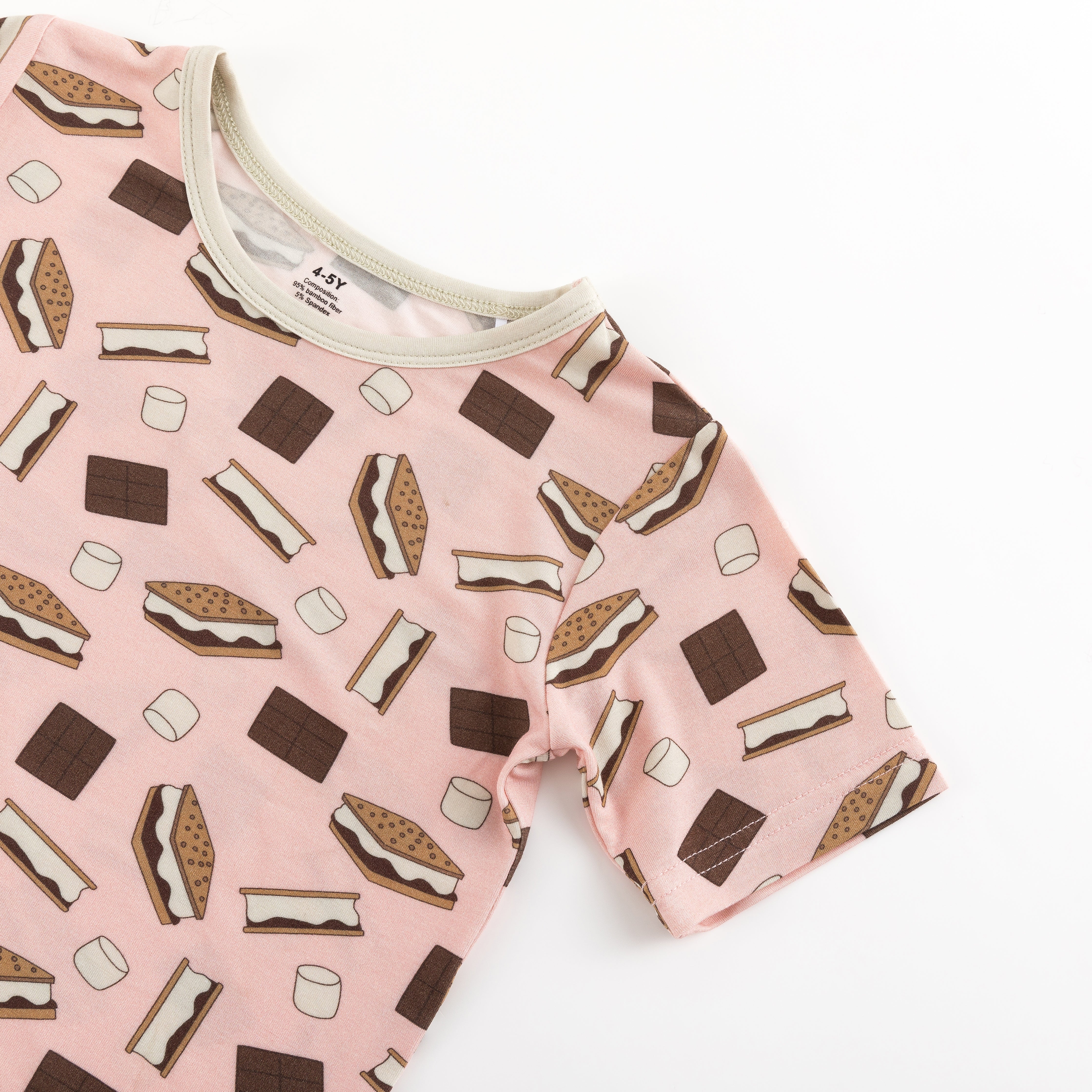 S'more to Love (Short PJ Set) - Pink - Aaria Tees Aaria Tees