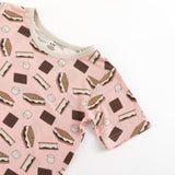 S'more to Love (Short PJ Set) - Pink - Aaria Tees Aaria Tees