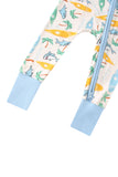 PoshTOT Beach Surfing Bamboo Baby Convertible Zippy Romper - Aaria Tees Aaria Tees