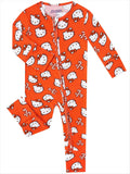 PoshTOT Sanrio Hello Kitty Red Bamboo Baby Convertible Zippy Romper - Aaria Tees Aaria Tees