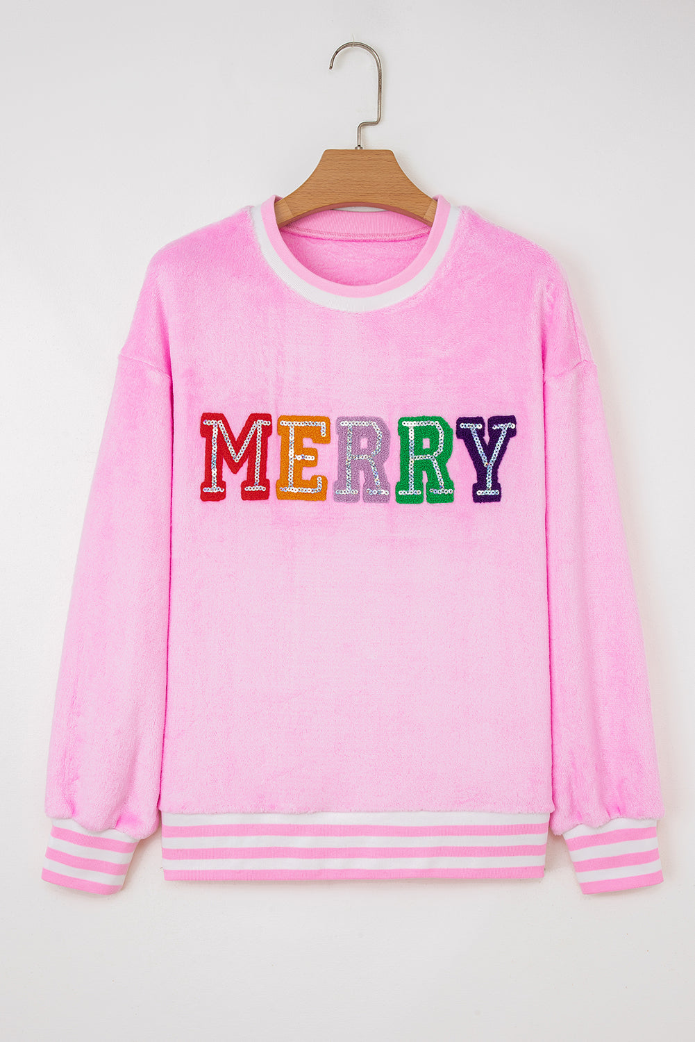 Naya Merry Graphic Plush Pullover - Aaria Tees Aaria Tees