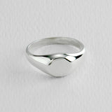 Signet Sterling Silver Ring - Aaria Tees Aaria Tees