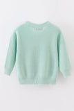 Blue hand-embroidery bunny pullover sweater - Aaria Tees Aaria Tees
