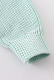 Blue hand-embroidery bunny pullover sweater - Aaria Tees Aaria Tees