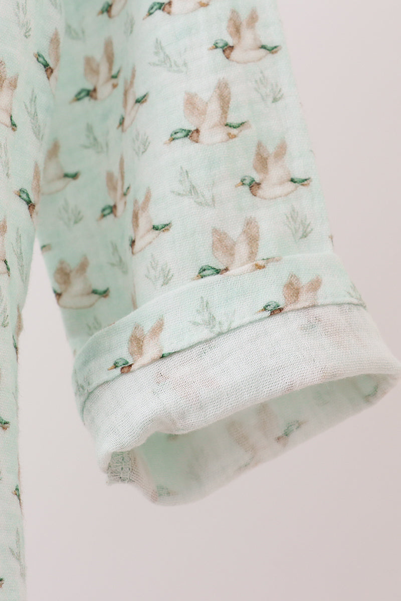 Premium duck print muslin top - Aaria Tees Aaria Tees