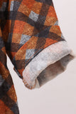 Premium brown plaid muslin bubble Aaria Tees