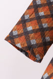 Premium brown plaid muslin dress - Aaria Tees Aaria Tees