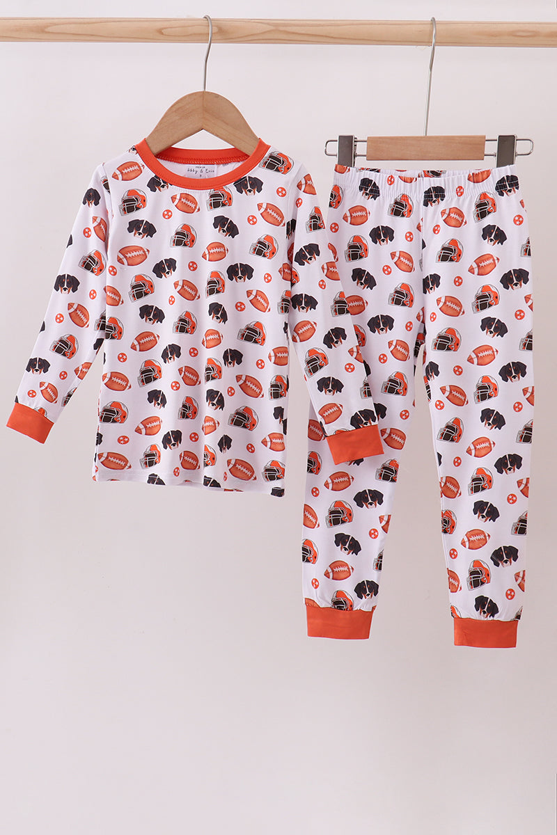 Premium orange Tennessee print bamboo pants set - Aaria Tees Aaria Tees