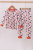 Premium orange Tennessee print bamboo pants set - Aaria Tees Aaria Tees