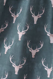 Premium forest reindeer print bamboo dress - Aaria Tees Aaria Tees