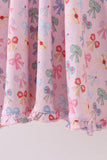 Premium whimsical bows bamboo dress - Aaria Tees Aaria Tees