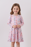 Premium whimsical bows bamboo dress - Aaria Tees Aaria Tees