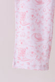 Premium pink boots bamboo pants set - Aaria Tees Aaria Tees