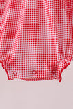 Premium Red Georgia bulldog bow embroidery bubble - Aaria Tees Aaria Tees