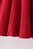 Premium Red Alabama elephant applique dress Aaria Tees