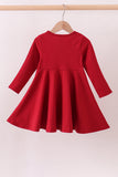 Premium Red Alabama elephant applique dress Aaria Tees