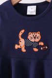 Premium Navy Clemson tiger applique dress - Aaria Tees Aaria Tees
