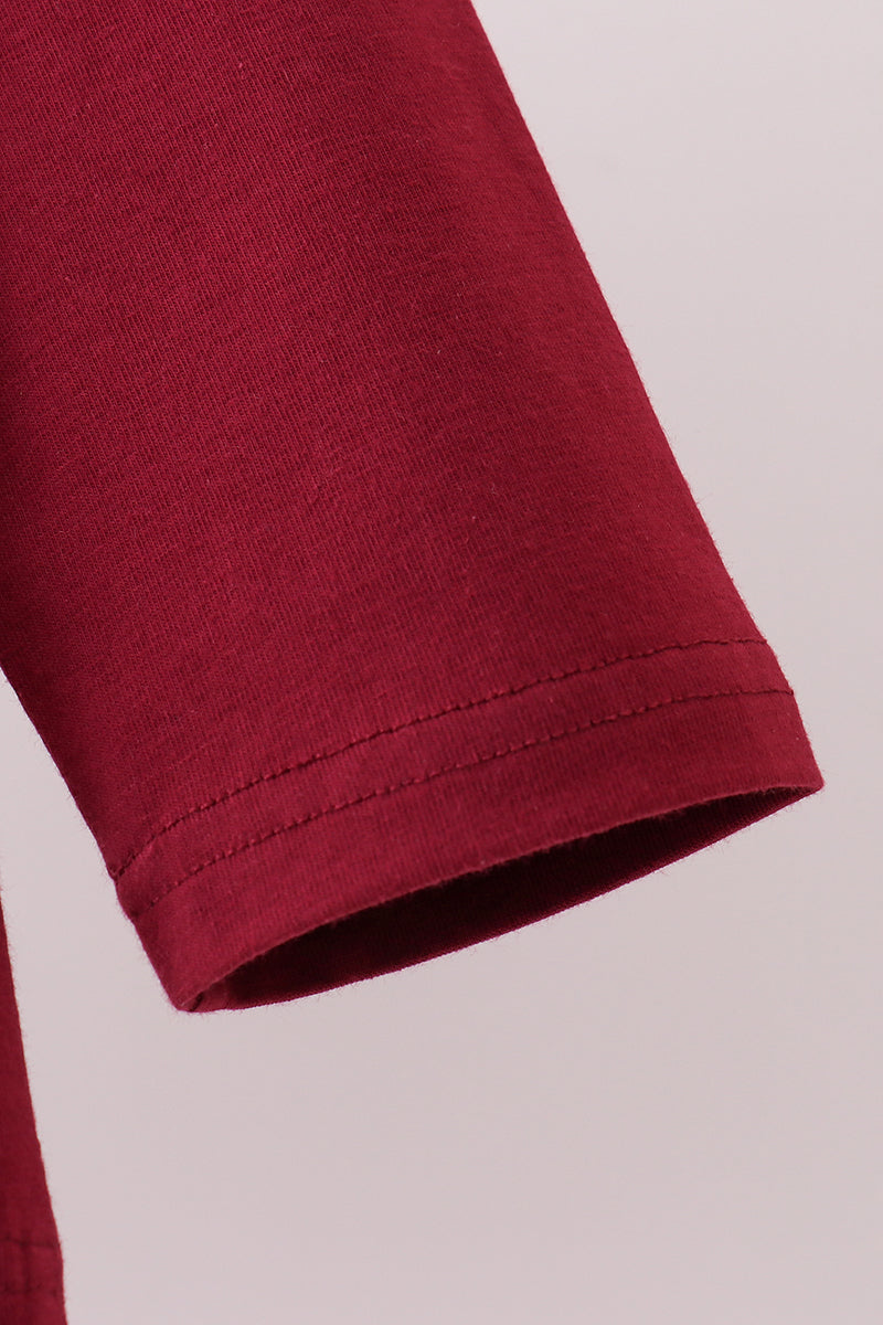 Premium Maroon Georgia bulldog applique top - Aaria Tees Aaria Tees