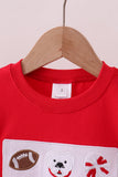 Premium Red Georgia bulldog embroidery top Aaria Tees