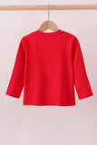 Premium Red Georgia bulldog embroidery top Aaria Tees