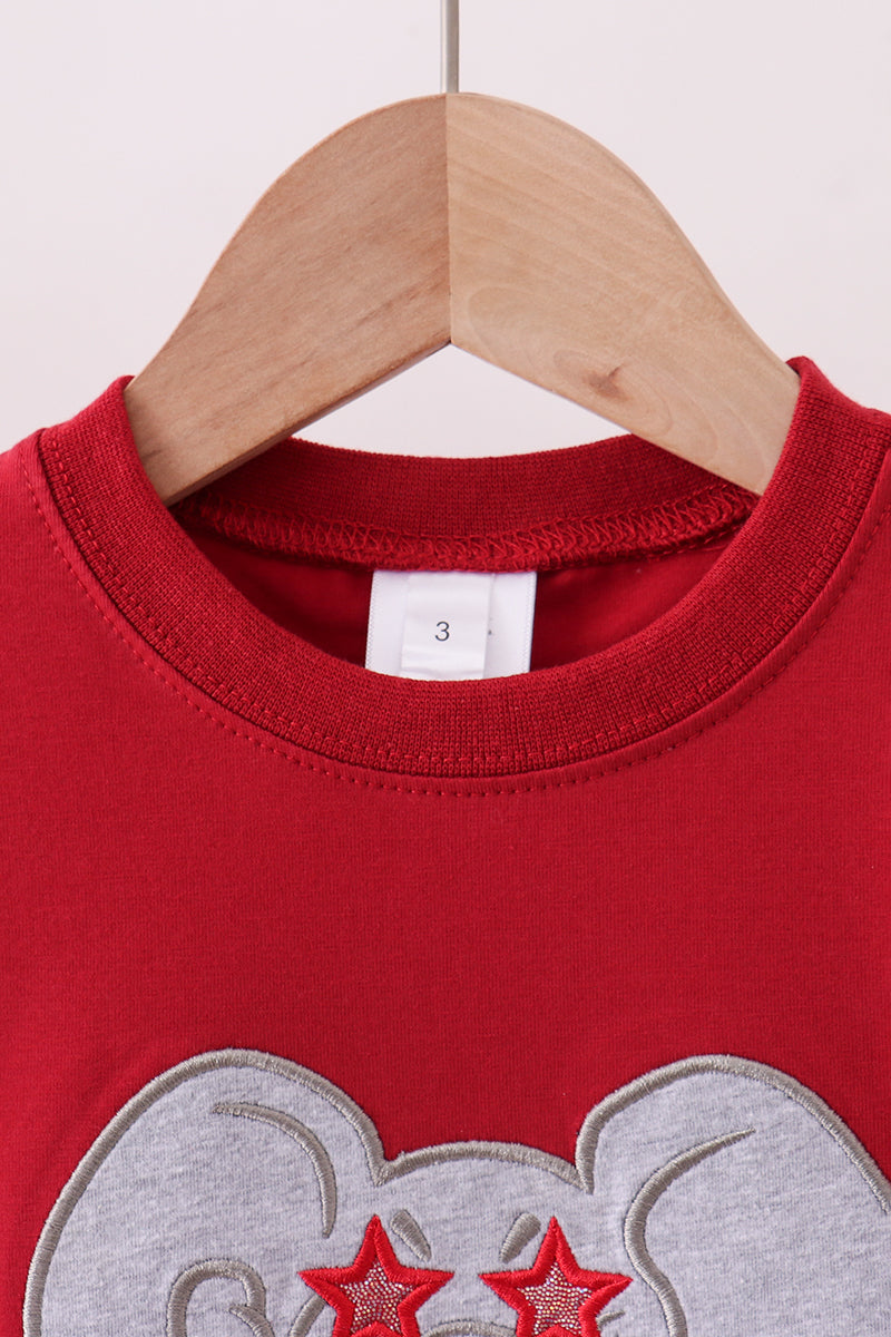 Premium Maroon Alabama elephant applique top - Aaria Tees Aaria Tees