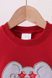 Premium Maroon Alabama elephant applique top - Aaria Tees Aaria Tees