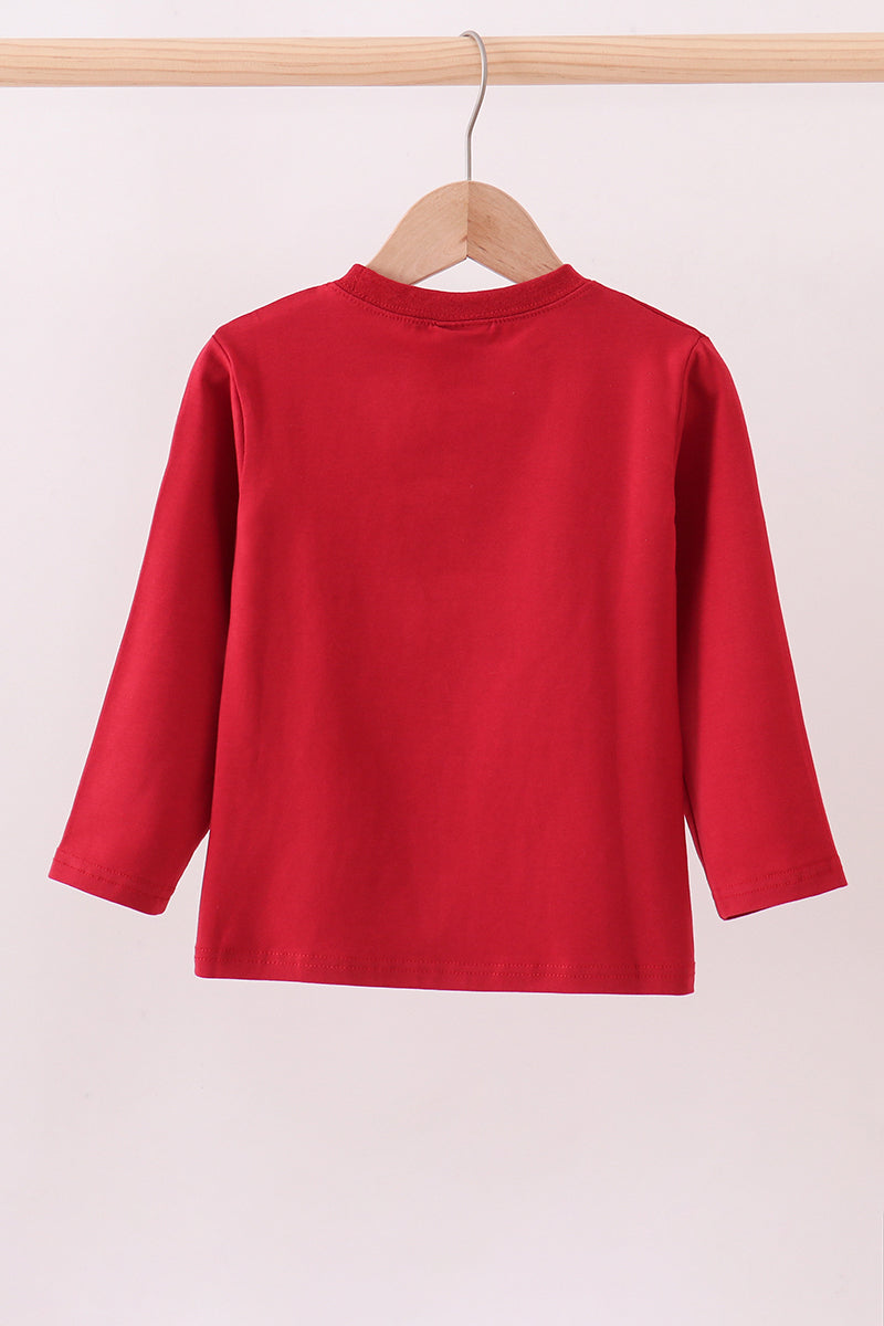 Premium Maroon Alabama elephant applique top - Aaria Tees Aaria Tees