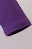 Premium Purple LSU tiger applique top Aaria Tees