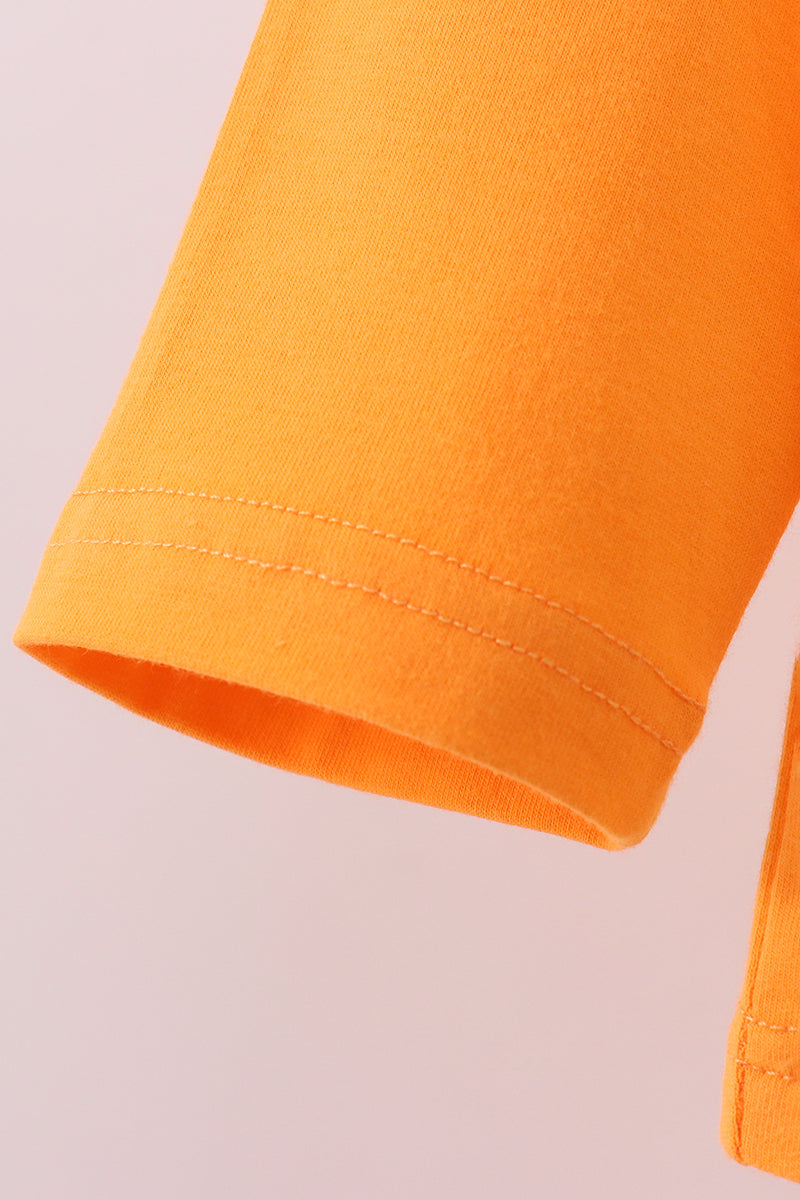 Premium Orange Tennessee puppy applique top - Aaria Tees Aaria Tees