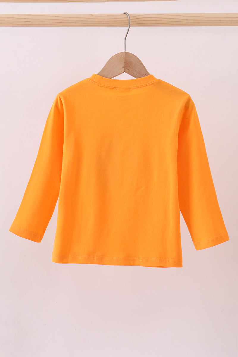 Premium Orange Tennessee puppy applique top - Aaria Tees Aaria Tees