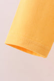 Premium Yellow LSU Go Team embroidery top - Aaria Tees Aaria Tees