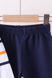 Premium Navy Auburn tiger applique pants set Aaria Tees