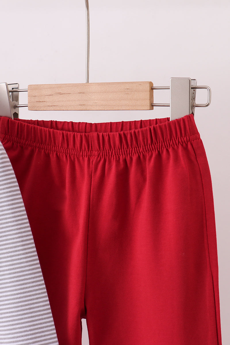 Premium Maroon Alabama elephant embroidery pants set - Aaria Tees Aaria Tees