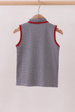 Premium Black Alabama elephant embroidery vest Aaria Tees