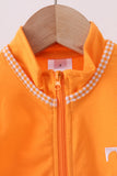 Premium Orange Tennessee embroidery vest Aaria Tees