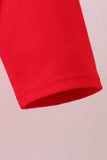 Premium Red Georgia applique top Aaria Tees