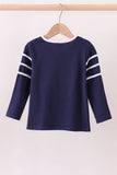 Premium Navy Auburn tiger applique top - Aaria Tees Aaria Tees