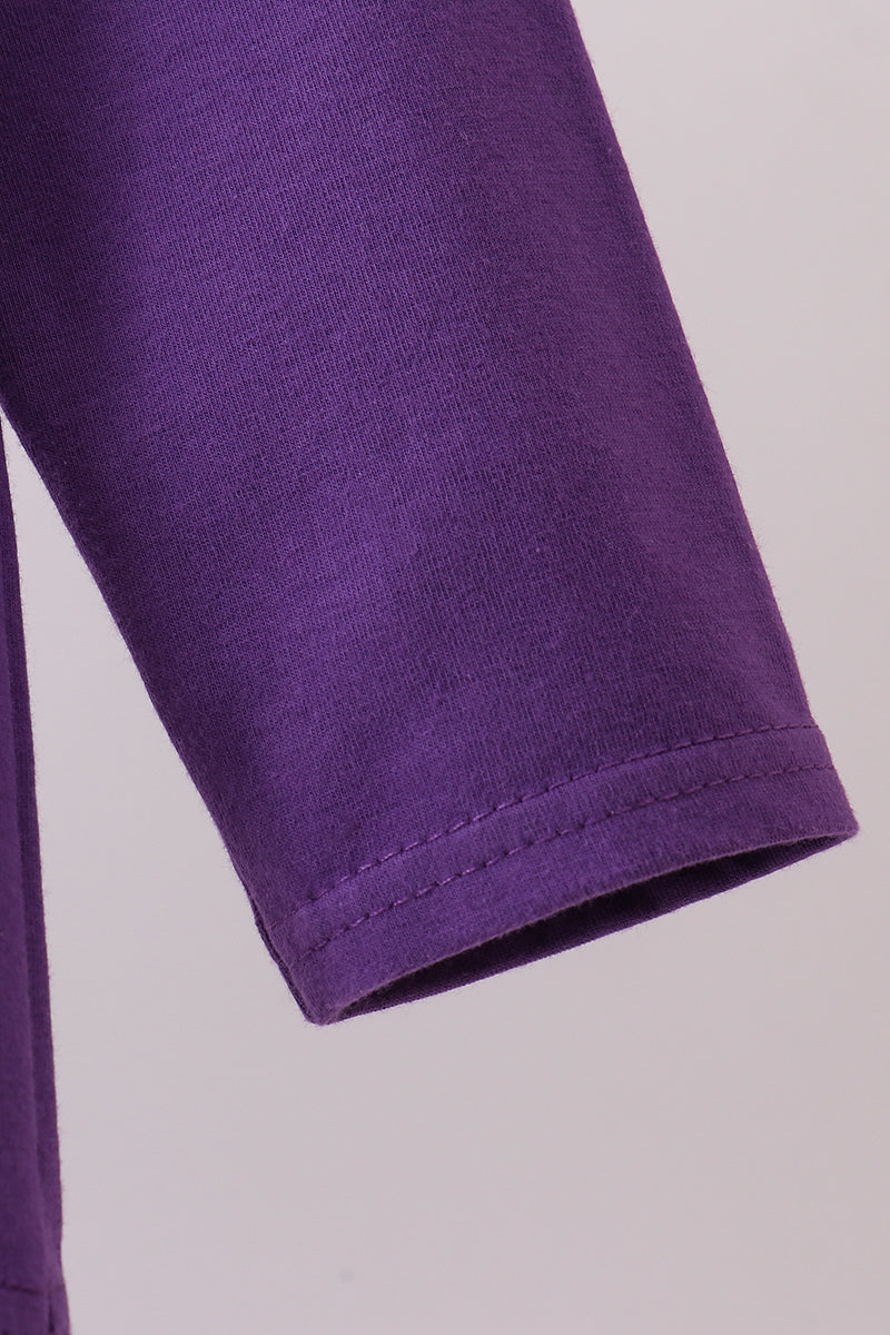 Premium Purple LSU 01 applique top - Aaria Tees Aaria Tees
