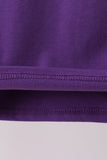 Premium Purple LSU 01 applique top - Aaria Tees Aaria Tees