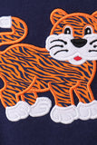 Premium Navy Auburn tiger applique bubble - Aaria Tees Aaria Tees