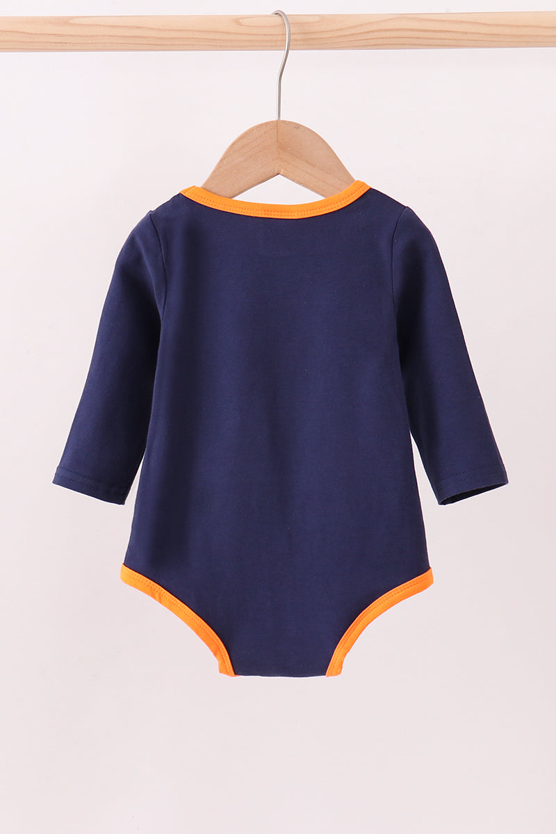 Premium Navy Auburn tiger applique bubble - Aaria Tees Aaria Tees