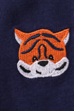 Premium Navy Auburn tiger embroidery cardigan Aaria Tees