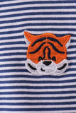 Premium Blue Auburn stripe tiger top - Aaria Tees Aaria Tees