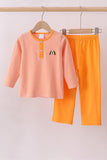 Premium Orange Tennessee puppy stripe pants set - Aaria Tees Aaria Tees