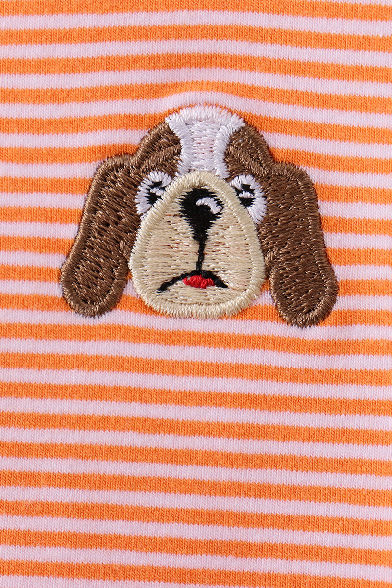 Premium Orange Tennessee puppy stripe pants set - Aaria Tees Aaria Tees