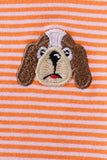 Premium Orange Tennessee puppy stripe pants set - Aaria Tees Aaria Tees