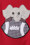Premium Maroon Alabama elephant applique pants set - Aaria Tees Aaria Tees