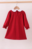 Premium Maroon Alabama elephant applique dress - Aaria Tees Aaria Tees