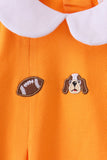 Premium Orange Tennessee puppy applique bubble - Aaria Tees Aaria Tees